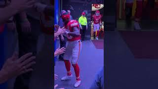 LB Willie Gay celebrates with Chiefs fans after 31-17 win over Chargers  #nfl