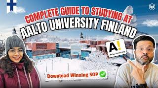 Study at Aalto University Finland | Finland Indian Students | Study in Finland | Finland Study Visa