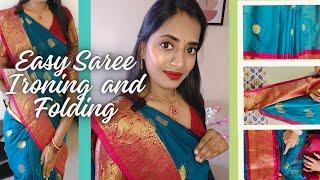 Saree Pre-pleating and Box Folding | ಸೀರೆ ಉಡುವುದು ಇಷ್ಟು ಸುಲಭ! ನೀವು Try ಮಾಡಿ  | Kaveri's Dream Diary