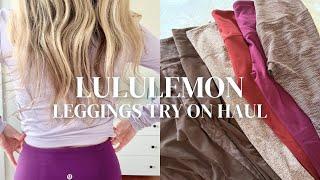 Lululemon Leggings Try On Haul