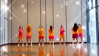Contra Chaos Line Dance||Demo by Tayuka Karamoy & Sunflower Dance Class