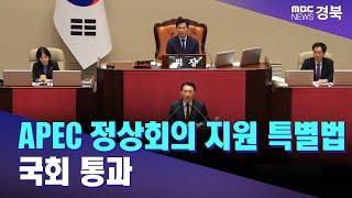 'APEC 정상회의 지원 특별법' 국회 통과 / 안동MBC