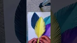 How To Make Leaves From Paper #shorts #ytshorts #Drawing Art and craft by W.B