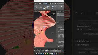 3ds max Twist Modifier #3dsmax2022 #glass #render #vray
