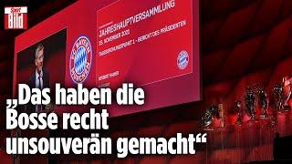 Jahreshauptversammlung beim FC Bayern: Plötzlich kippte die Stimmung komplett