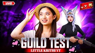 FREE FIRE LIVE GUILD TEST GIRL LIVE | GIVEAWAYLive Stream #freefirelive #gyangaming #girllive