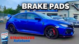 HONDA CIVIC TYPE R - REAR BRAKE PAD REPLACEMENT!!