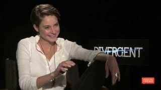 Divergent Interview With Shailene Woodley, Miles Teller, Theo James And More [HD]