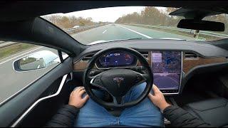 Tesla autopilot and charging experience (driving with no hands)