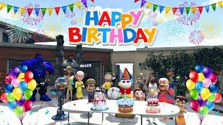 Franklin Doraemon & Others Celebrating Shinchan Birthday In Gta 5|Mr SASI|