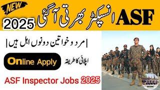 ASF Jobs 2025 | Airport Security Forces Job 2025 | Assistant sub inspector 2025 | ASF preparation