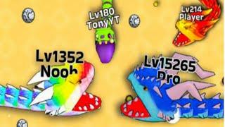 Snake Clash: MAX LEVEL! Snake Defeated All and Became king! Games #55