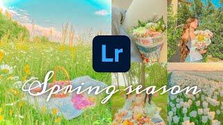 Spring preset | spring season lightroom Preset | Lightroom preset tutorial + Free DNG file