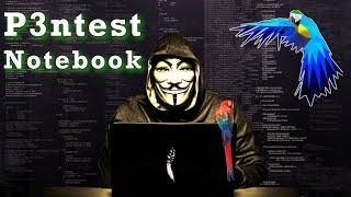 Pentesting Notebook mit Parrot OS Security #security