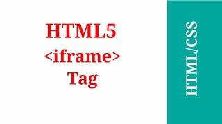 HSC 12th Information Technology || Advanced Web Designing || Chapter 1 Part 17 || Iframe Tag