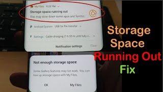 Storage Space Running Out Fix