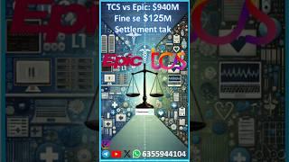 $940M Fine se $125M Settlement tak: #tcs vs epic systems Explained #lawsuit #youtube #ytshorts