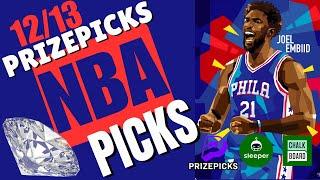 NBA PRIZEPICKS | CHALKBOARD | SLEEPER | PROP PICKS | FRIDAY | 12/13/2024 | NBA BETTING | BET PROPS