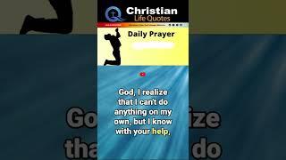 Daily Prayer | Christian Quotes  #shorts #prayer #pray