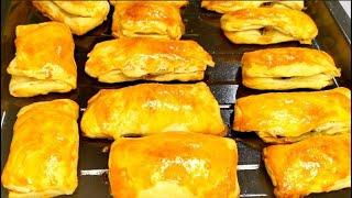 No yeast! No baking powder! Put it in the freezer and bake it immediately, crispy pastry like the