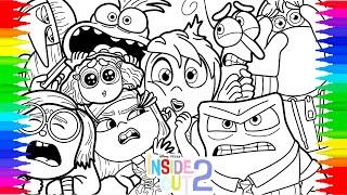 Inside Out 2 All Emotions Coloring Pages / NCS