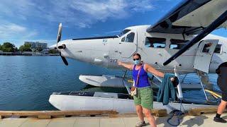 4K - Fly over Vancouver Island & Victoria in Seaplane  British Columbia, De Havilland DHC-3T