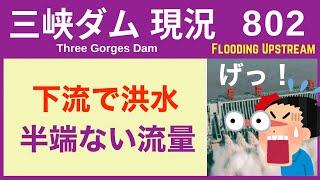 ● 三峡ダム ● ダメだ！洪水発生 警戒水位を超えたまま  07-05  中国最新情報 直播ライブ 今すぐ決壊しないが ・・・