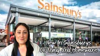 SAINSBURYS NEW IN CLOTHING AND HOMEWARE!