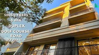 Luxurious 5 BHK Duplex Builder Floor In Gurgaon DLF Phase 1| Top Floor 500 Sq Yds Available