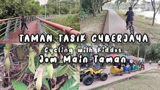 Taman Tasik Cyberjaya || Jogging Di Taman Tasik Cyberjaya || Outdoor With Kiddos