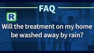 FAQ: Will the rain affect my pest control treatment?