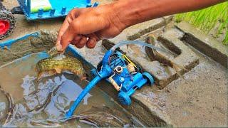 Catch fish using mini water pump motor | fishing in Nepal | fish video@sunfarming7533