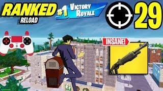 29 Elimination Solo Vs Squad "Ranked RELOAD” Gameplay Wins (Fortnite Chapter 6 PS4 Controller)