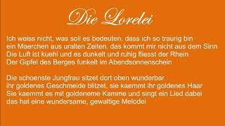 Die Lorelei (trad. Volkslied / mit Text)