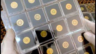 Coloured Gold!....Australia $2 Coins (Part 1) Leuchtturm Capsules, Sheets & Binder