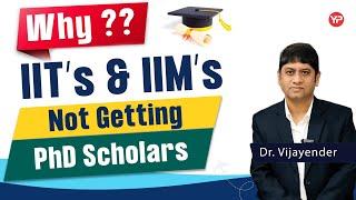 No takers for PhD Program in IIT & IIM