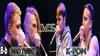 MAD TWINZ vs K-POM | Grand Beatbox TAG TEAM Battle 2017 | Elimination