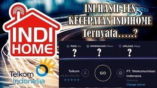 Tes kecepatan Internet Indihome 20 Mbps