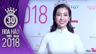 Hoa hậu Đỗ Mỹ Linh rạng rỡ nhan sắc trong buổi họp báo Hoa Hậu Việt Nam 2018 - Đồng hành HHVN Tập #1