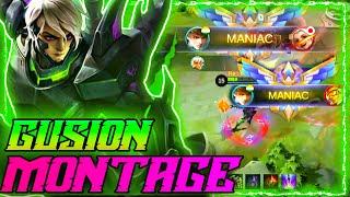 GLOBAL GUSION RANK MONTAGE x2 MANIAC | @GamEnTrix | MOBILE LEGENDS