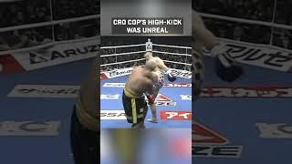 Cro Cop’s high-kicks were UNREAL  #mirkocrocop #knockout #kickboxing