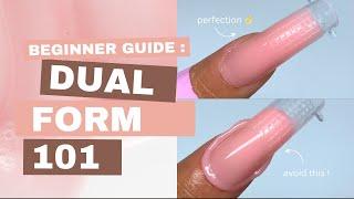 DUAL FORM 101:  Beginner Guide Poly Nail Gel Nails (CC)