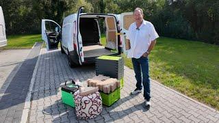 Das 1.499 Euro Wohnmobil in 5 Minuten gebaut. Bad Toilette Bett Stauraum und Schlafkomfort owomo.de