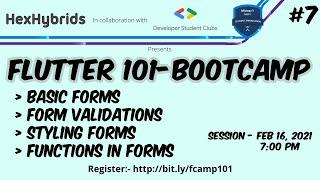 Flutter 101-Bootcamp(1080p) | Session-7 | HexHybrids