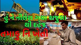 તમાકુ નિ ખેતી હું ને નીલેશ ગયા રાજુલા થી દહેજ