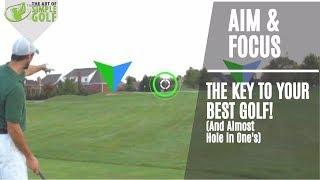 Golf Tips | Aim and Focus The Principles To Score Low (almost hole in one)