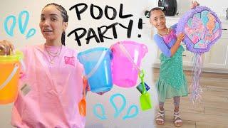 Our First POOL PARTY! | Planning Ziya's Birthday