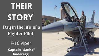 A Day in the Life of a Real Fighter Pilot | F-16 Viper | Captain "Sanka" Anderegg