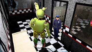 АНИМАТРОНИКИ ПУГАЮТ ОХРАННИКА FNAF 1 COOP ► Garry's Mod