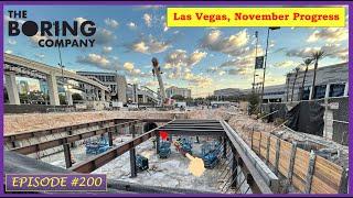 The Boring Company in Las Vegas : November Construction Update ️     ‍️ #200